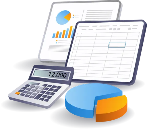 Business data analysis  Illustration