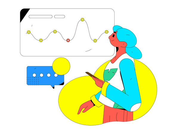 Business data analysis  Illustration