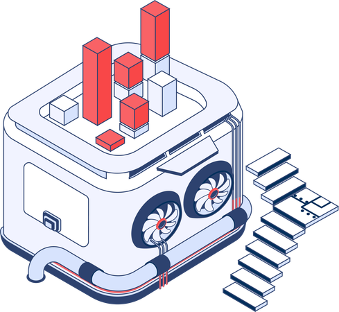 Business data analysis  Illustration