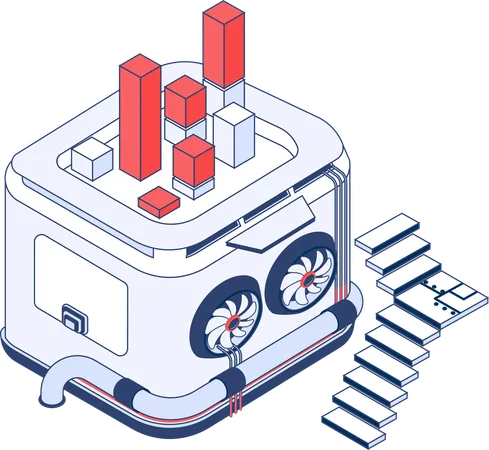 Business data analysis  Illustration