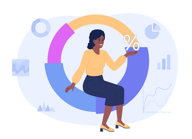 Business data analysis  Illustration