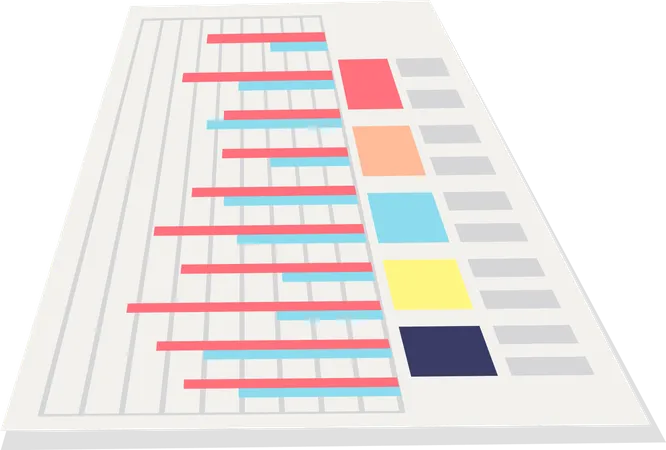 Business data analysis  Illustration