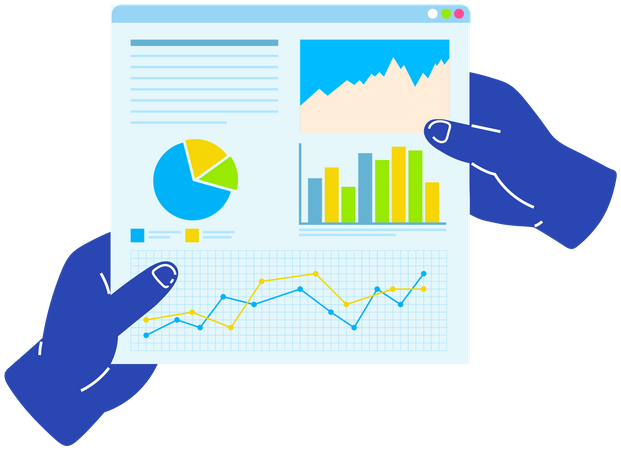 Business data analysis  Illustration