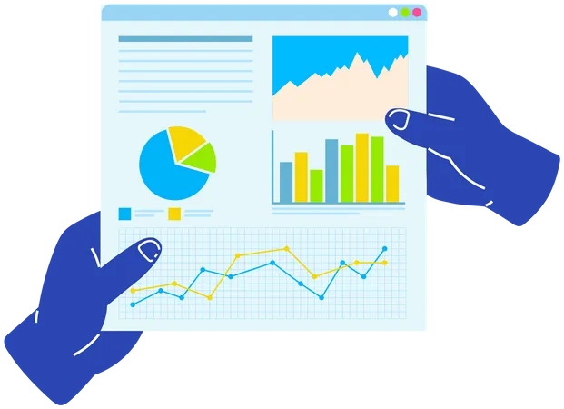 Business data analysis  Illustration