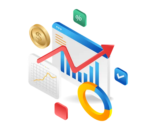 Business data analysis  Illustration