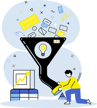 Business Data Filtering  Illustration