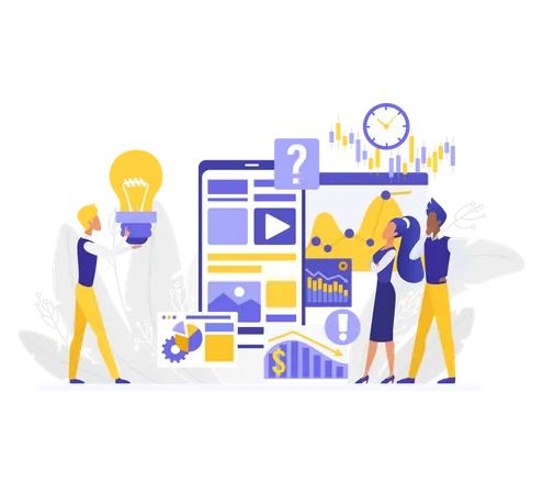 Business data  Illustration