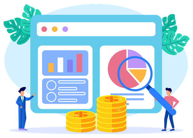 Business Data  Illustration