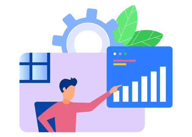 Business Data  Illustration