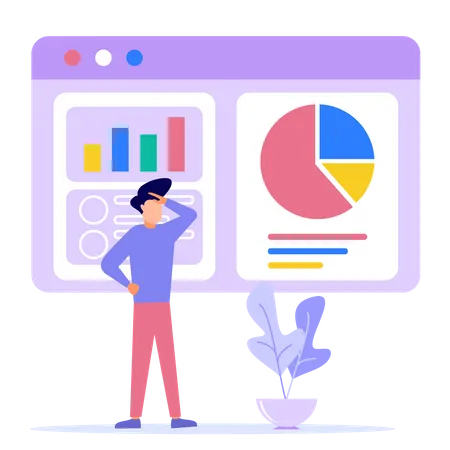 Business Data  Illustration