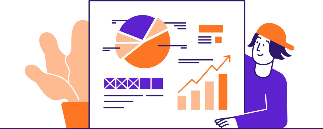 Business Data  Illustration