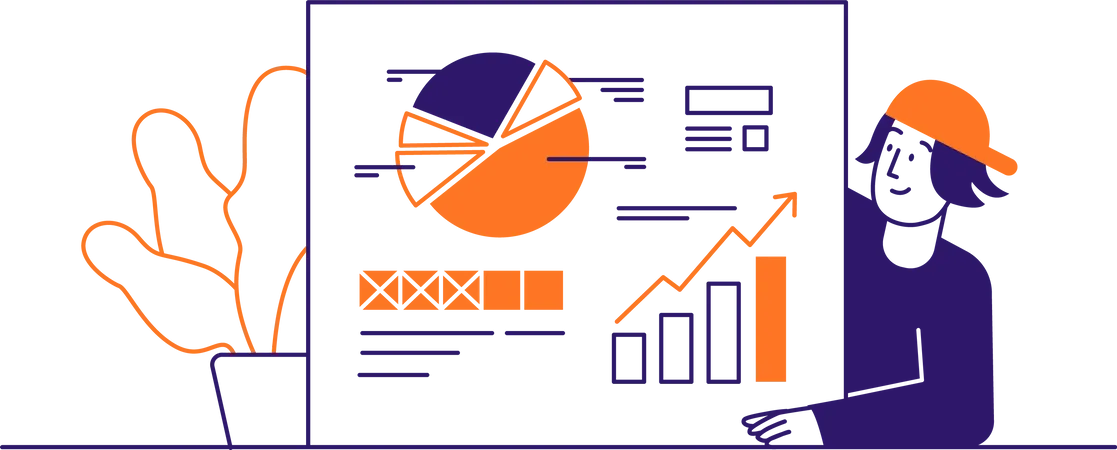 Business Data  Illustration