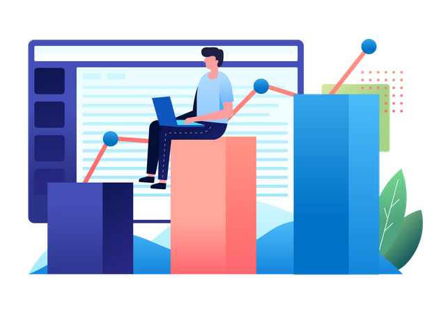 Business Data  Illustration