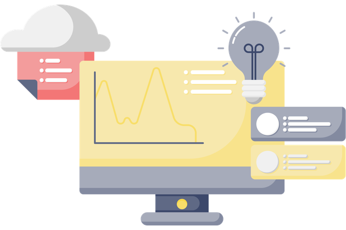 Business Data  Illustration