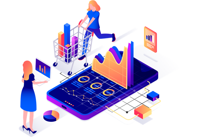 Business Data  Illustration