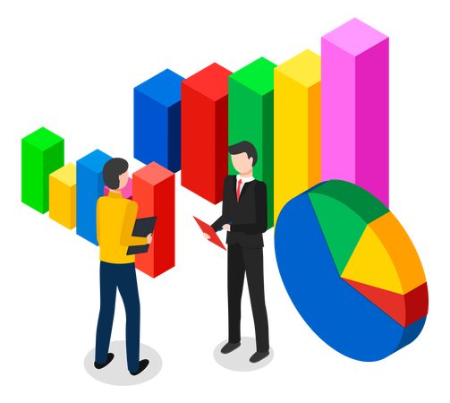 Business data  Illustration