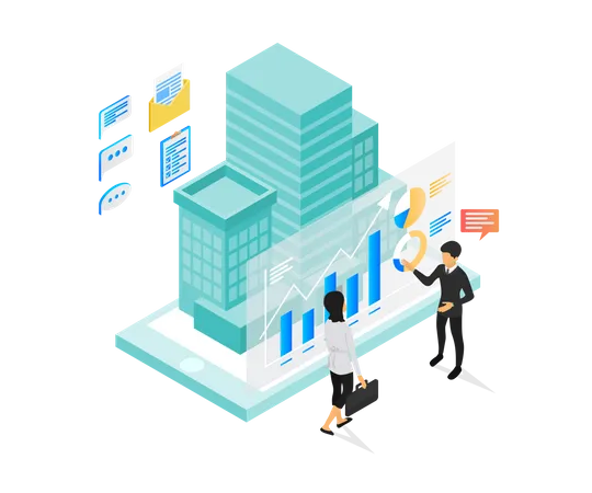 Business Data  Illustration