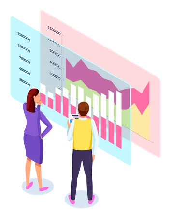 Business data  Illustration