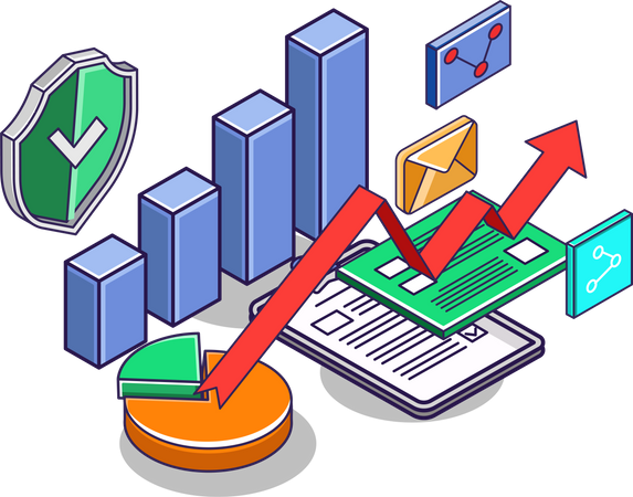 Business data  Illustration