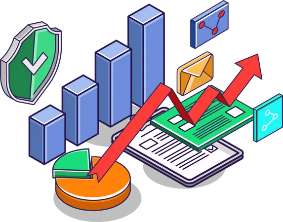 Business data  Illustration