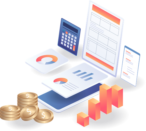 Business data  Illustration