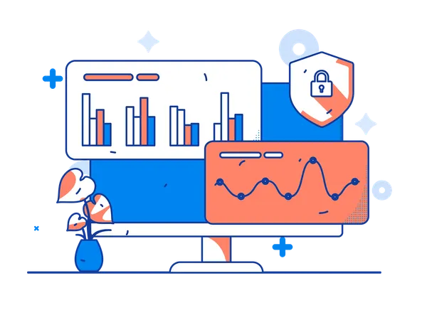 Business data  Illustration