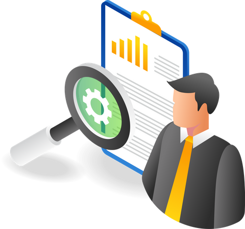 Business data  Illustration