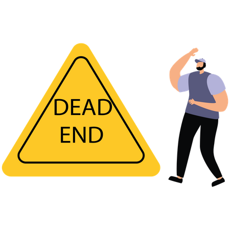 Business dead ends  Illustration