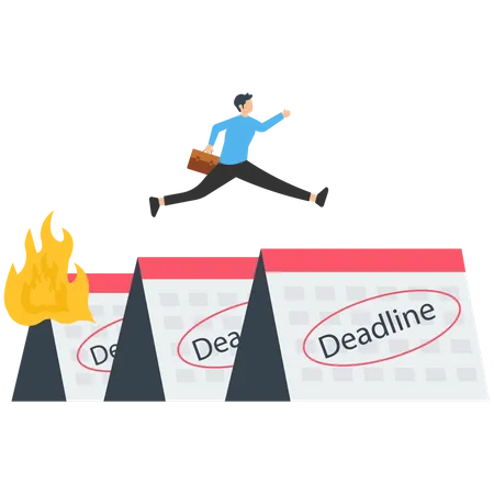 Business deadline  Illustration