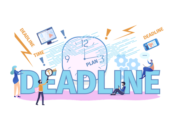 Business Deadline  Illustration