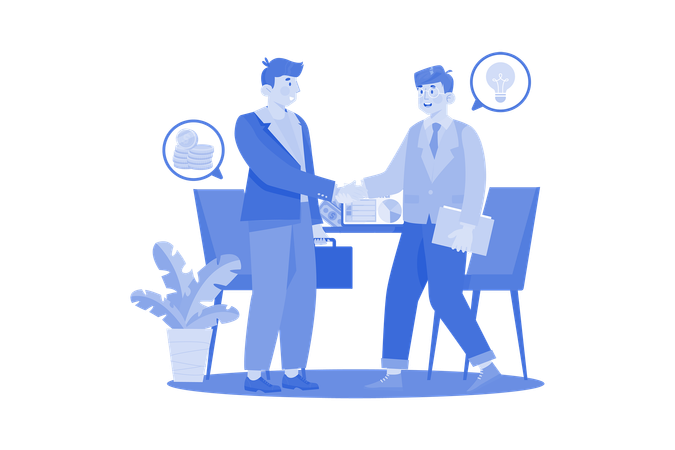 Business Deal  Illustration