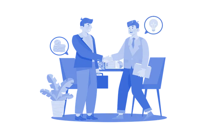 Business Deal  Illustration