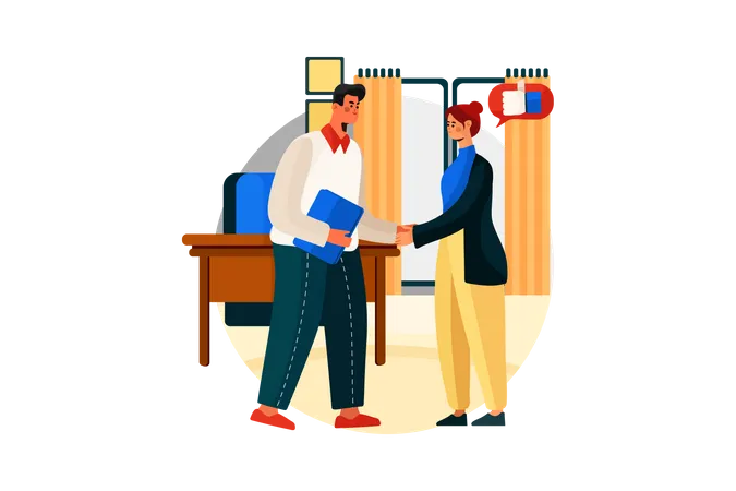 Business Deal  Illustration