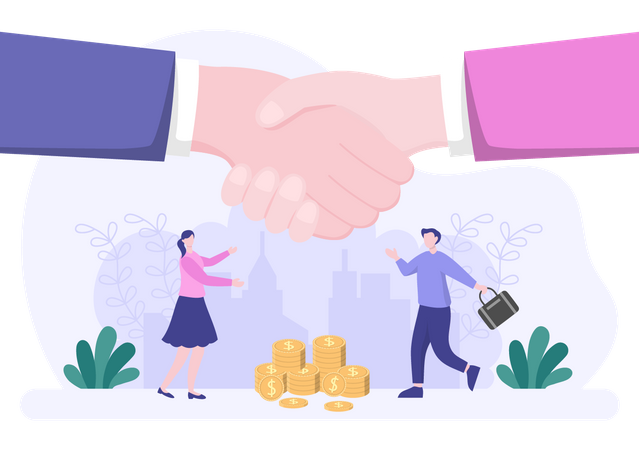 Business Deal  Illustration