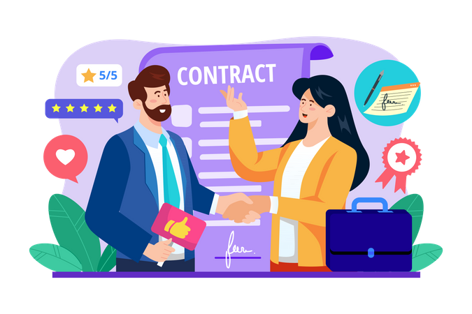 Business Deal  Illustration