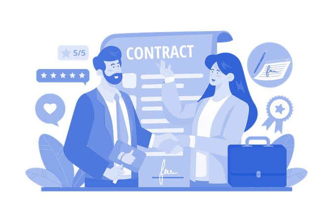 Business Deal  Illustration