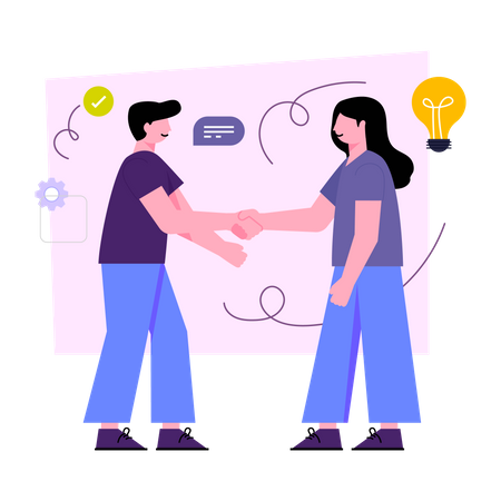 Business Deal  Illustration