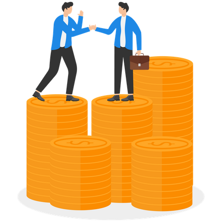 Business deal  イラスト