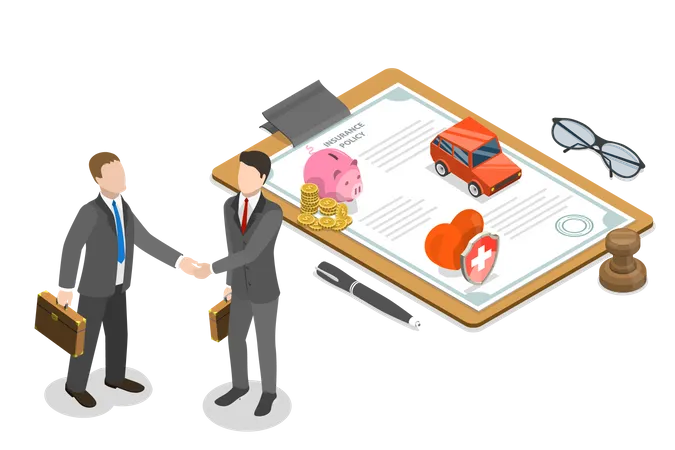 Business deal policy  Illustration