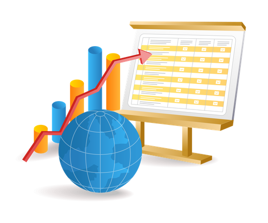 Business development analysis checklist  Illustration
