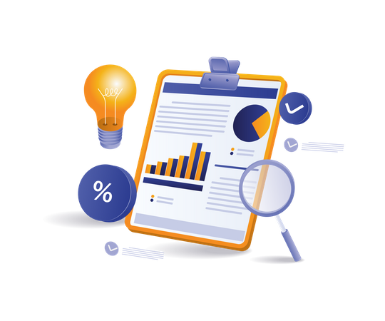 Business development analysis ideas  Illustration