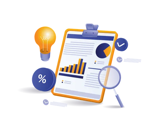 Business development analysis ideas  Illustration