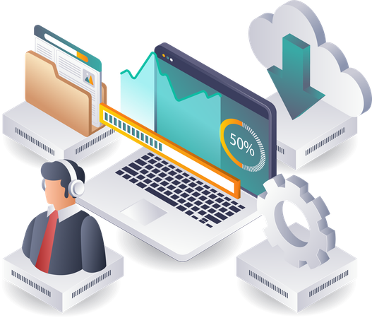 Business Development Analysis in Network Environments  Illustration