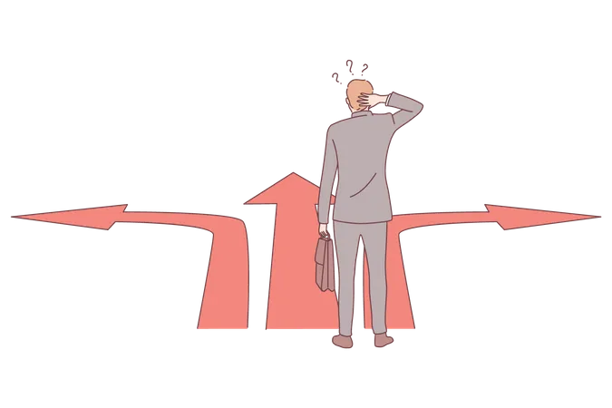 Business direction  Illustration