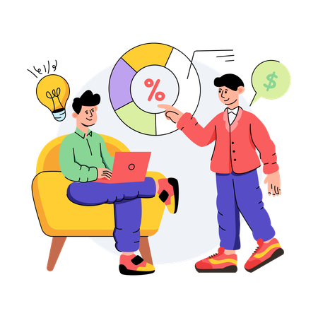 Business Discussion  Illustration