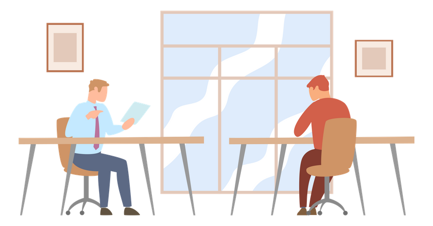 Business discussion Illustration