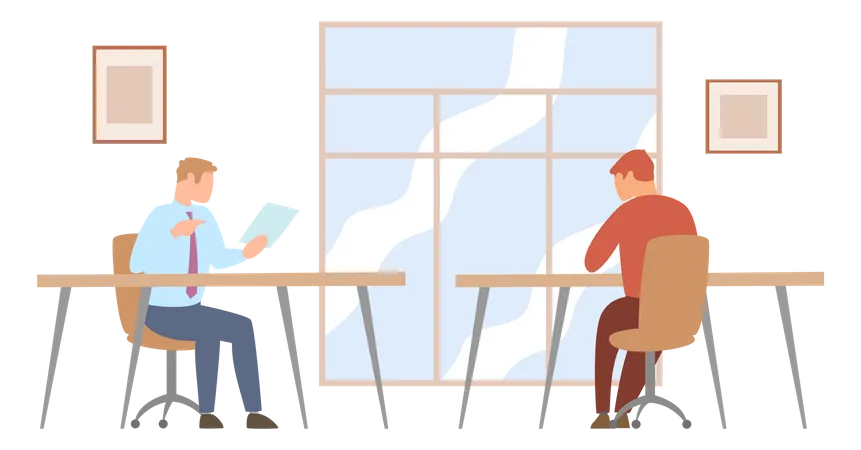 Business discussion  Illustration