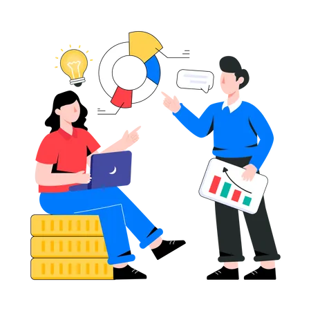 Business Discussion  Illustration