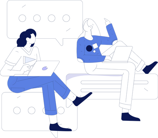 Business Discussion  Illustration