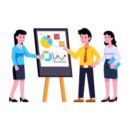 Business Discussion  Illustration